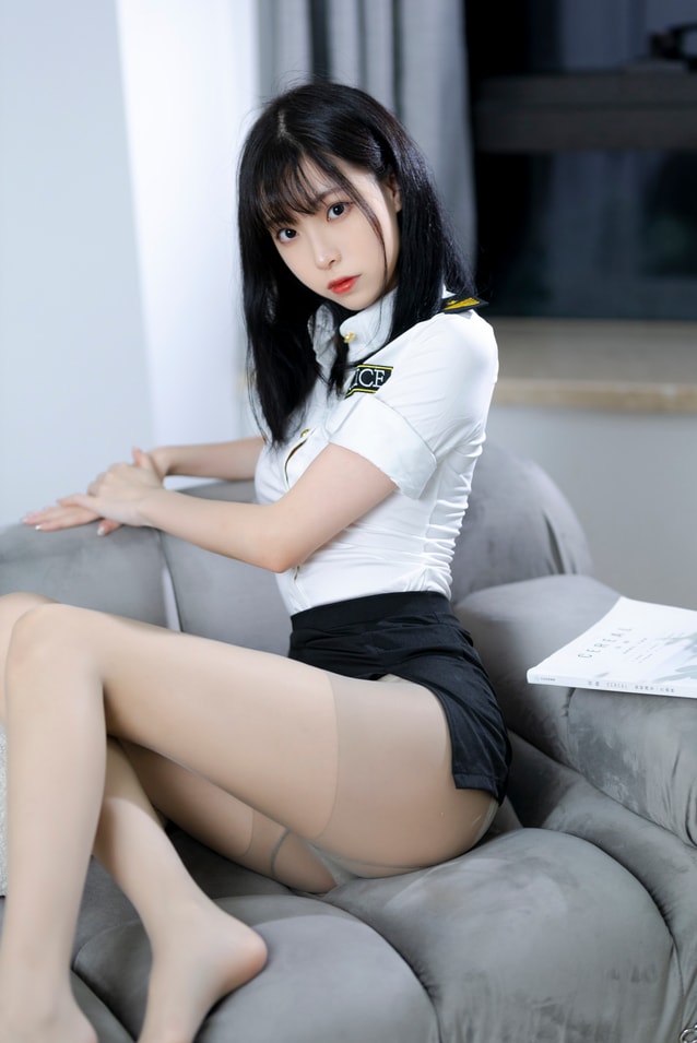 许岚LAN – NO.008 灰丝制服[40P-516MB]-玩偶屋