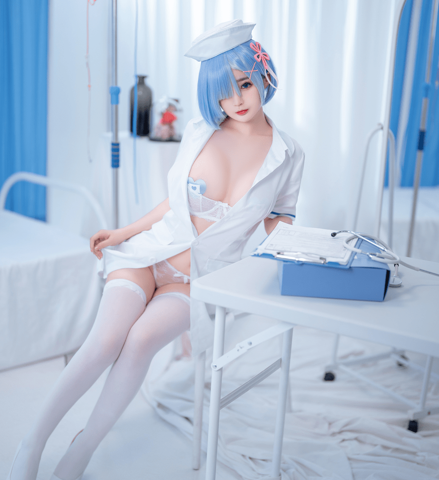 桜井宁宁 – NO.056 雷姆护士[108P-1.5G]-玩偶屋