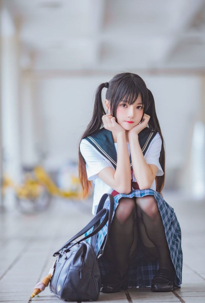 桜桃喵 – NO.196 雨恋 [28P-228MB]-玩偶屋