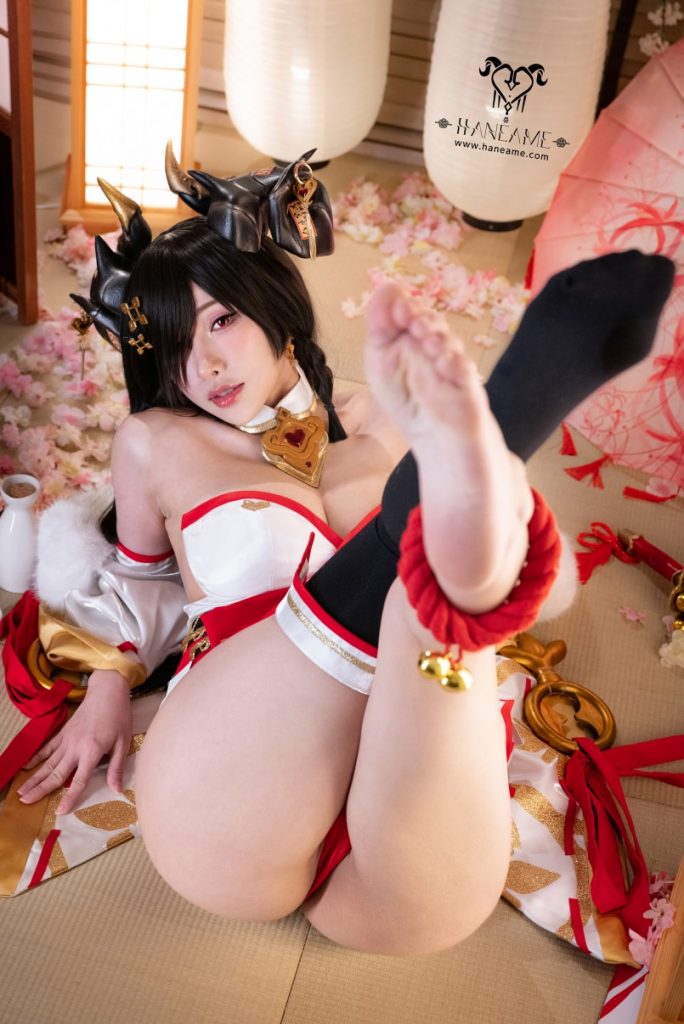 雨波HaneAme – NO.410 Lustful Goat Miko 邪羊巫女写真书[88P-511MB]VIP-玩偶屋