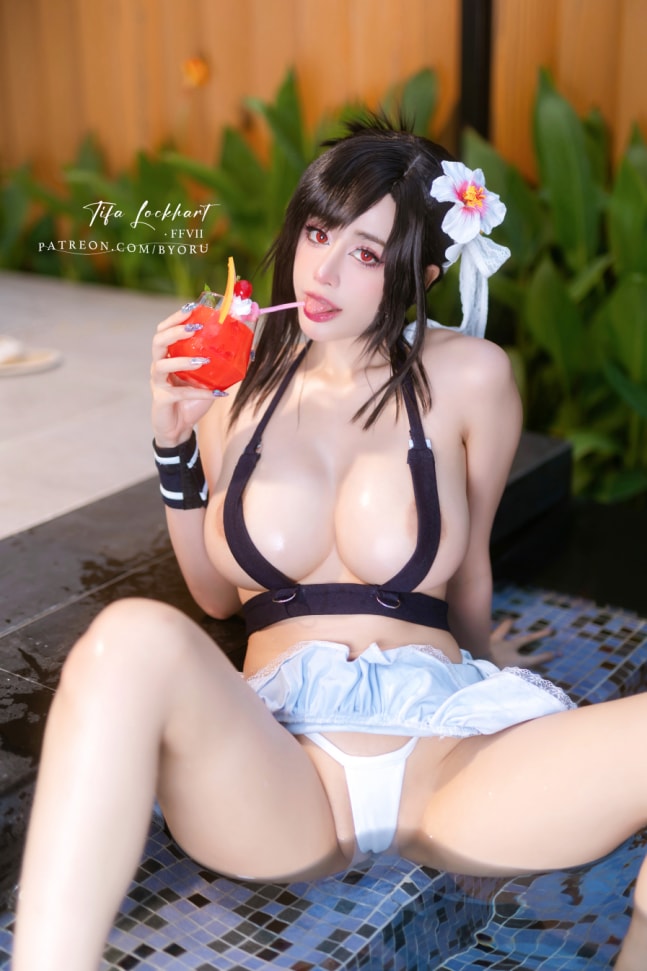 Byoru NO.182 Tifa FF7r bikini [65P15V-1.21G]-玩偶屋