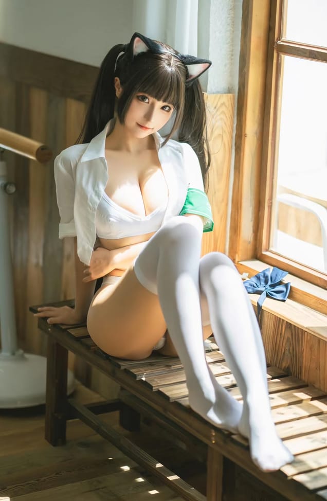 蠢沫沫 – NO.218 关于我的学妹是只猫娘这件事 [22P-243MB]-玩偶屋