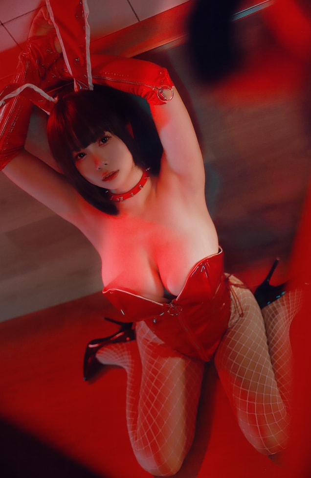 末夜787 – NO.10 红色兔女郎 [34P-351MB]-玩偶屋