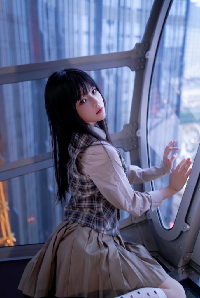 桜桃喵 – NO.199 制服摩天轮 [27P-667MB]-森女部落